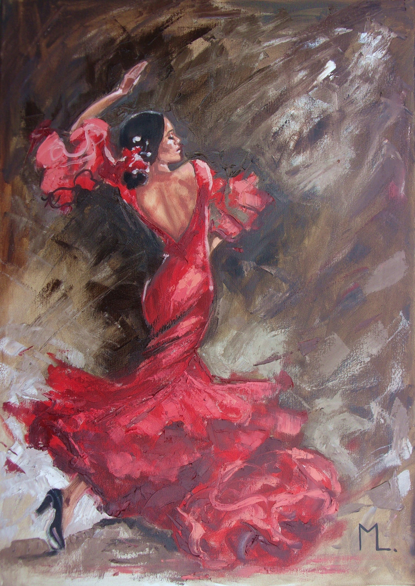 " RED ROSE DANCING " (2023)